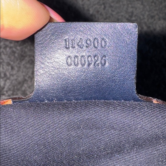 Gucci Leather Navy Blue Hobo Women's Bag - Picture 12 of 12